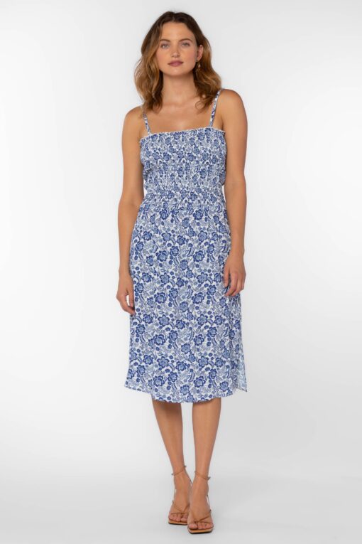 Lana Blue Floral Dress - Image 2