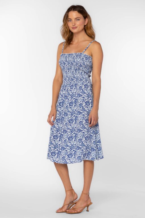 Lana Blue Floral Dress - Image 3