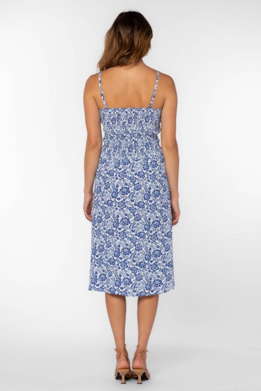 Lana Blue Floral Dress - Image 4